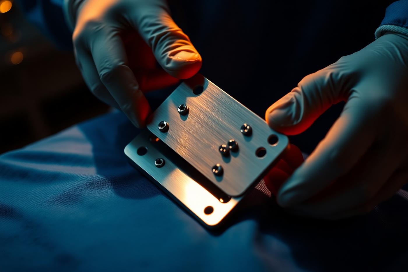 Orthopaedic implant prepared in theatre